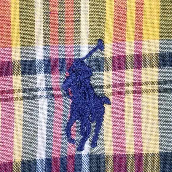 Polo Ralph Lauren Shirt Mens XL Oxford Plaid Button Down LS Lined - Picture 4 of 12
